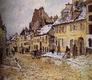Camille Pissarro Leads to the loose multi tile this lucky Shao road Spain oil painting artist